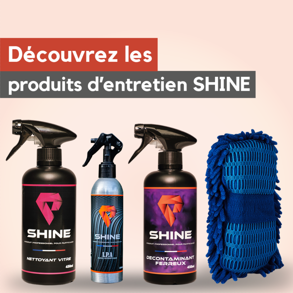 Présentation produits d’entretien SHINE Présentation produits d'entretien SHINE